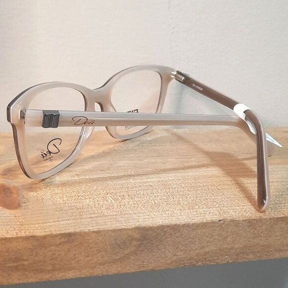 NEW Eyeglass Frame Rx'able women glasses brown oversized big modern 58-18-145 - Picture 3 of 7